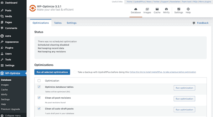 wordpress mysql optimization