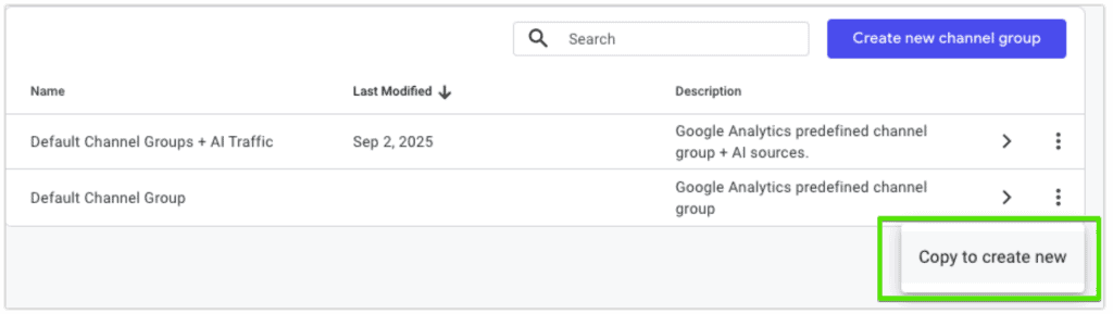 how to track ai search traffic in ga4 step 2