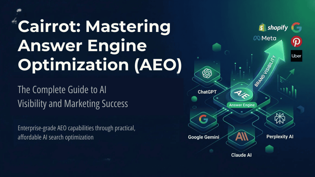 Cairrot Review Best AEO Tool for AI Tracking